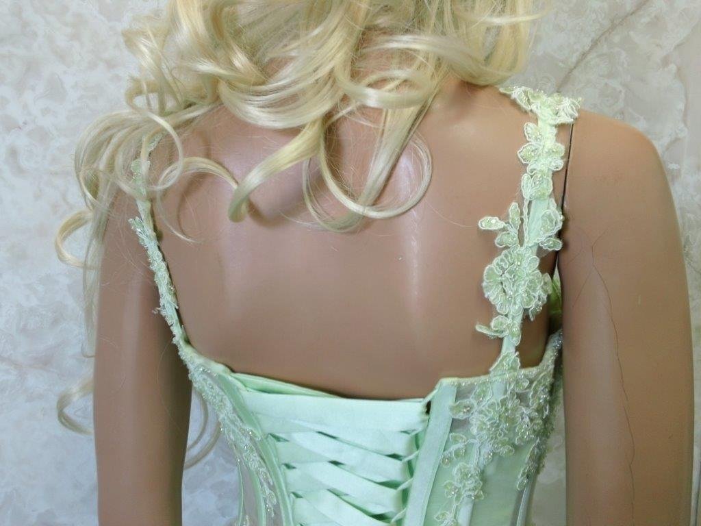 Honey Dew see thru prom dress